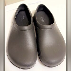 CROCS Women's Black Slip-On Loafers